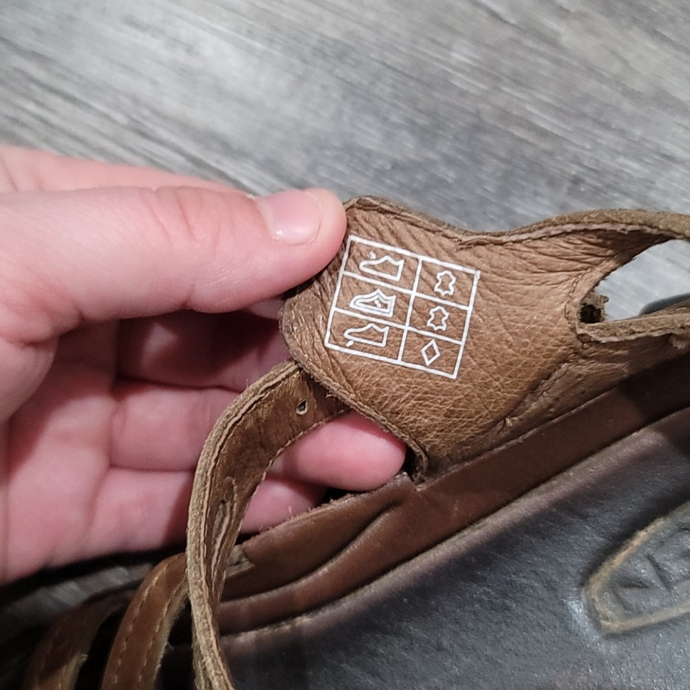 Keen Brown Strappy Sandals - Picture 11 of 13
